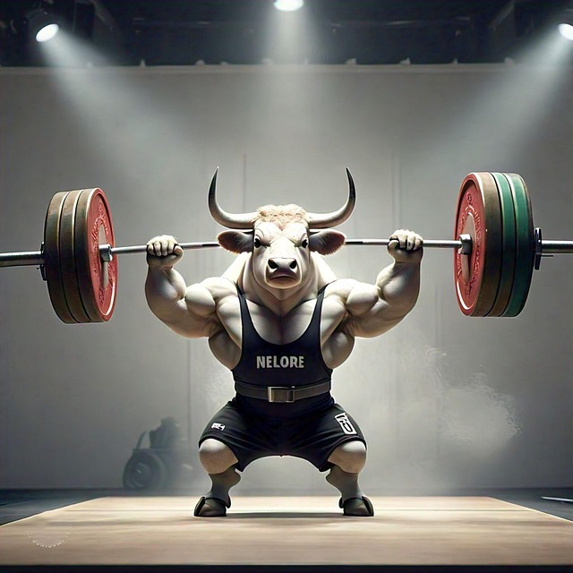 Free ai generated nature bull illustration