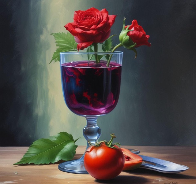 Free ai generated wine glass illustration