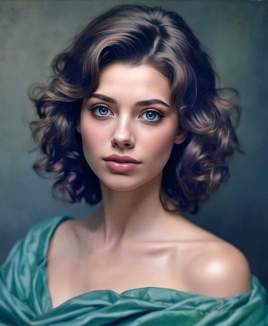 Free ai generated woman portrait illustration