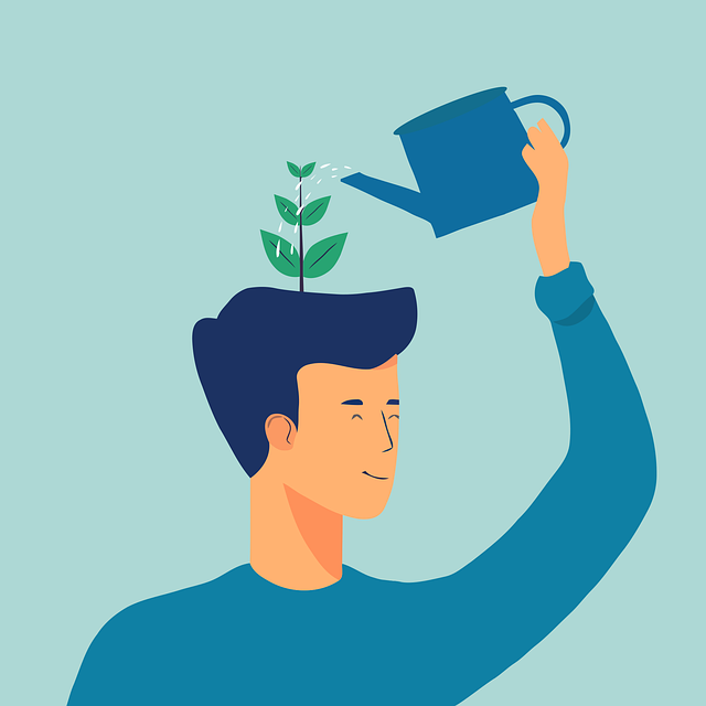 Free ai generated self care growth vector