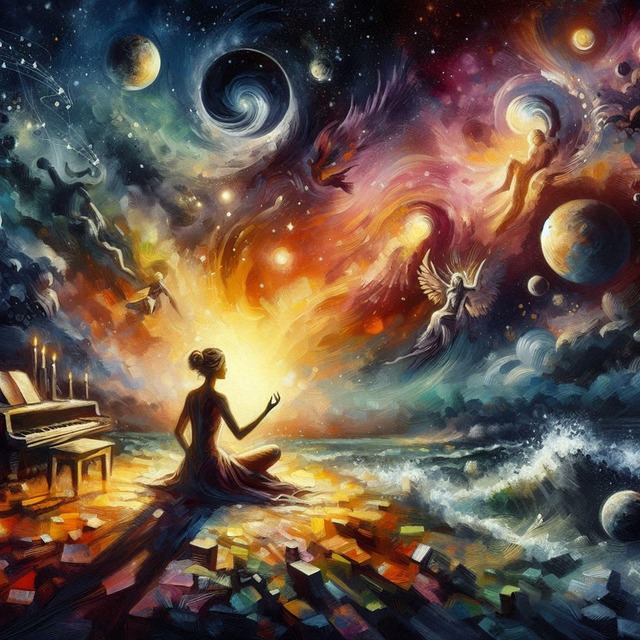 Free ai generated woman mystic illustration