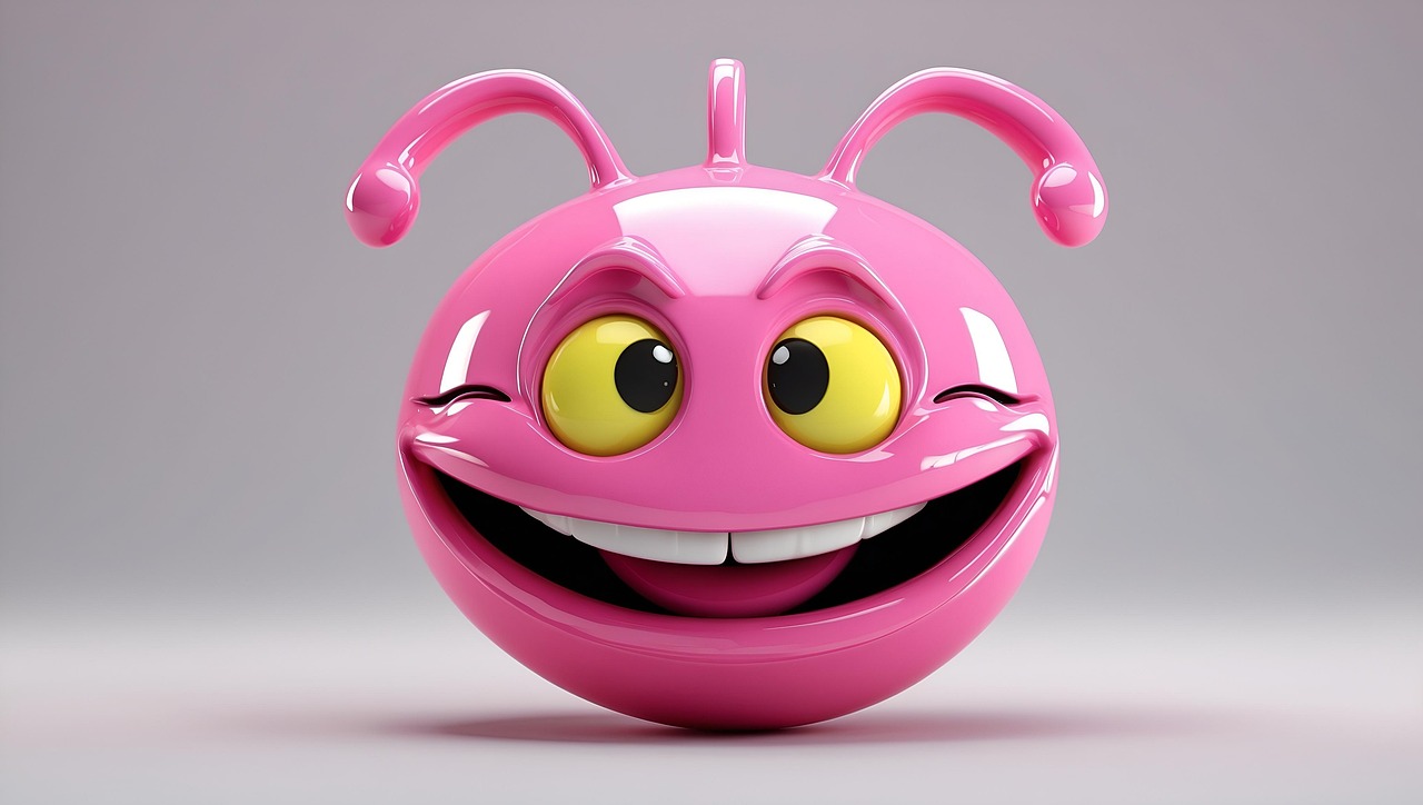 Free ai generated alien smile illustration