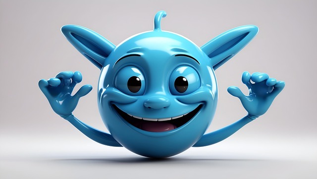 Free ai generated alien smile illustration
