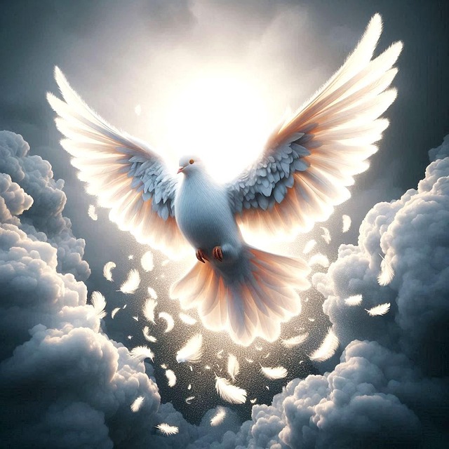 Free ai generated pigeon peace illustration