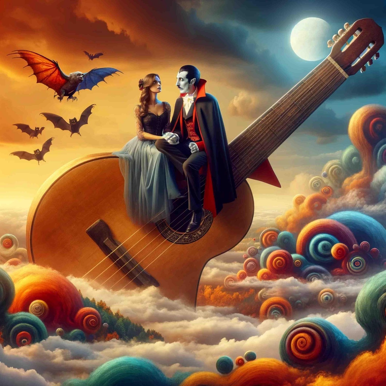 La guitariste torturée et son vampire main image 0
