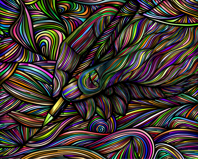 Free hand write pen vector