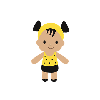 Free Doll Girl illustration and picture