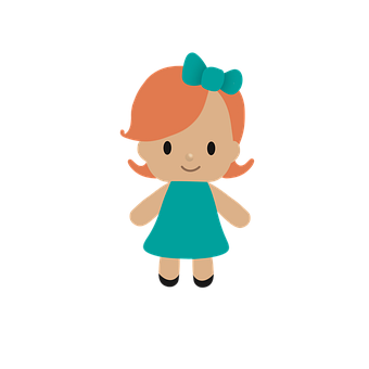 Free Doll Girl illustration and picture
