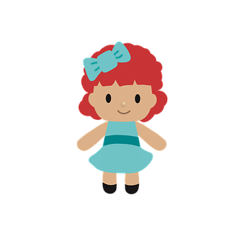 Free Doll Girl illustration and picture