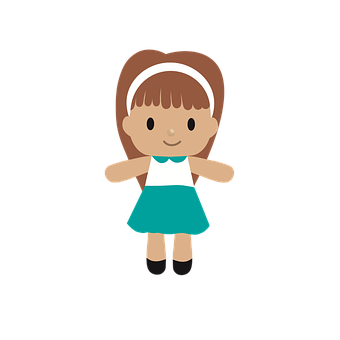Free Doll Girl illustration and picture