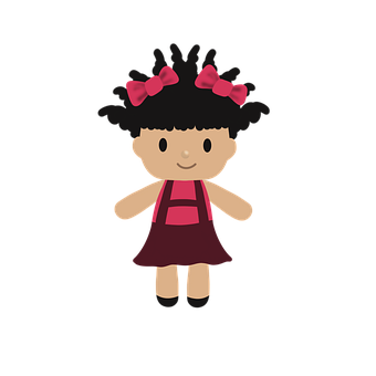 Free Doll Girl illustration and picture