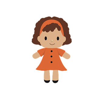 Free Doll Girl illustration and picture