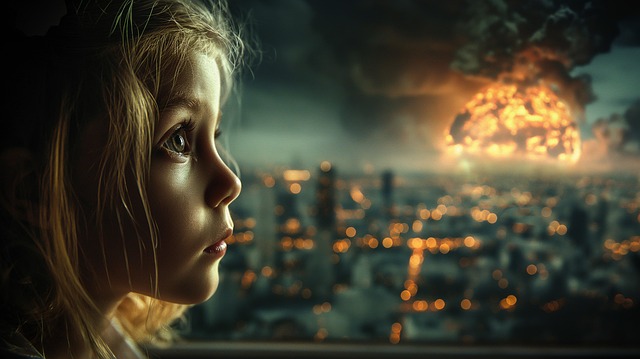 Free ai generated child explosion illustration