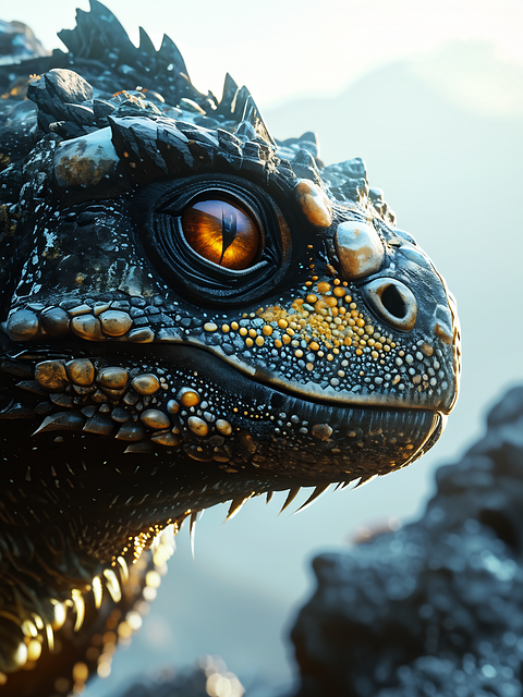 Free tuatara reptile galapagos illustration