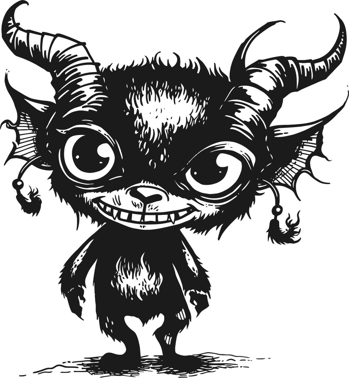 Demon Drawing Cute