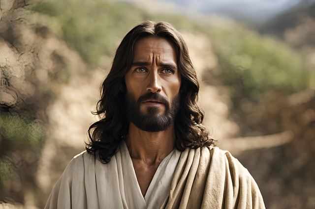 Free heart jesus faith illustration