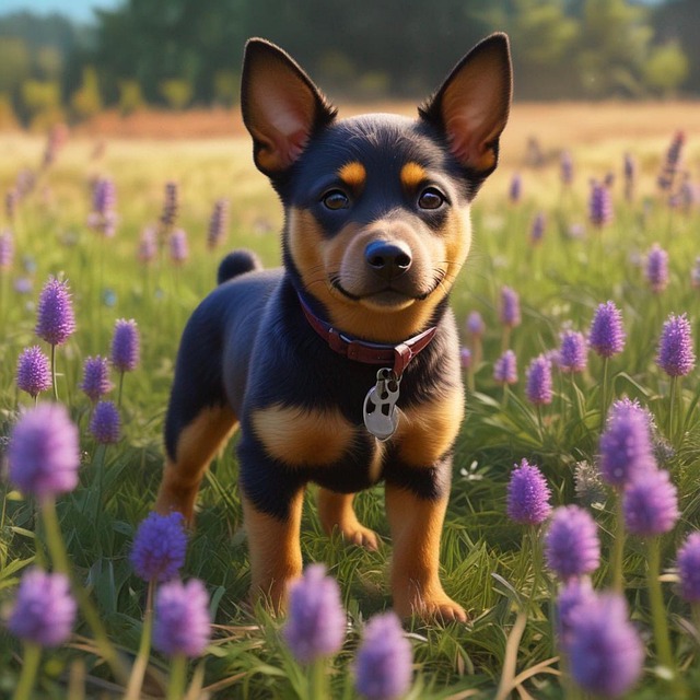 Free ai generated dog puppy illustration