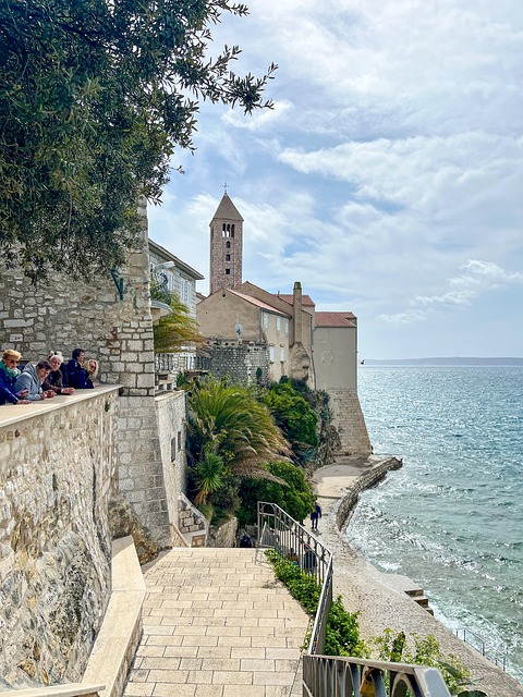 Adriático, Croacia, Mar, Iglesia, Cuesta