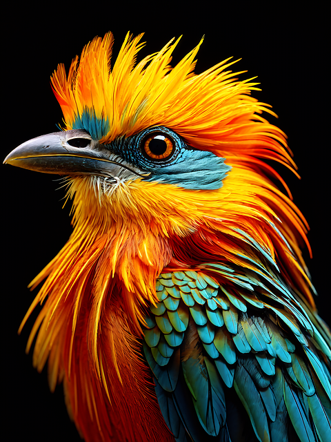 Free bird birds of paradise ornithology illustration
