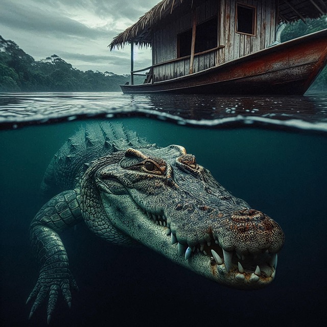 Tier, Krokodil, Reptil, Raubtier