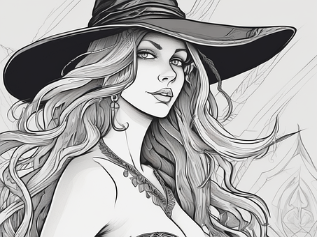 Free Magic Witch illustration and picture
