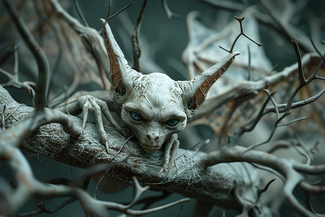 Download free HD stock image of Ai Generated Gargoyle Free ai generated gargoyle creature illustration