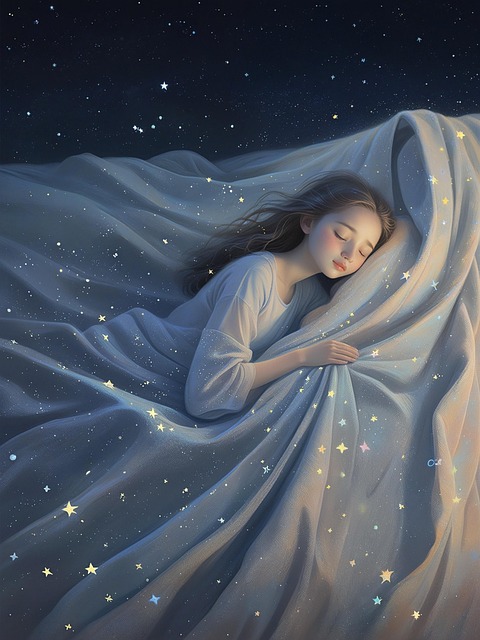 Free ai generated dreamland starry sky illustration
