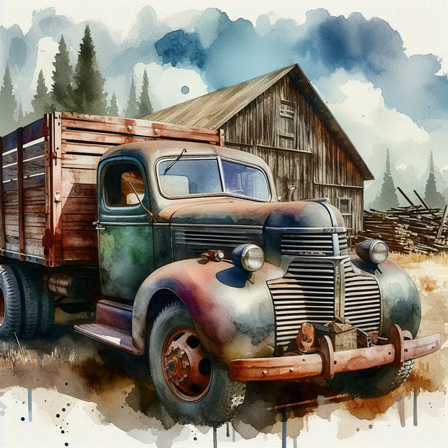 Download free HD stock image of Truck Antique Car Free truck antique car pickup illustration