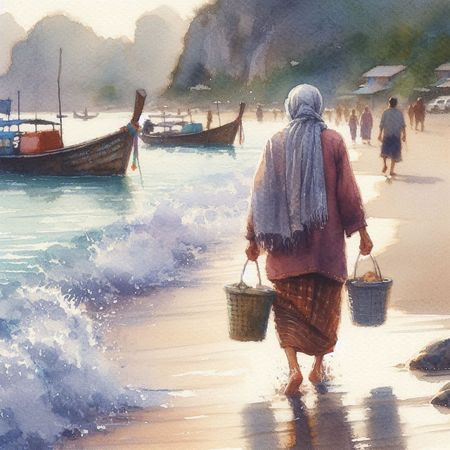 Free ai generated woman old illustration