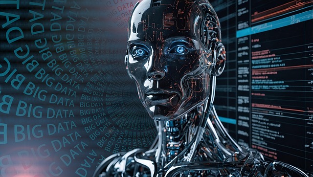 Free ai generated robot cyborg illustration