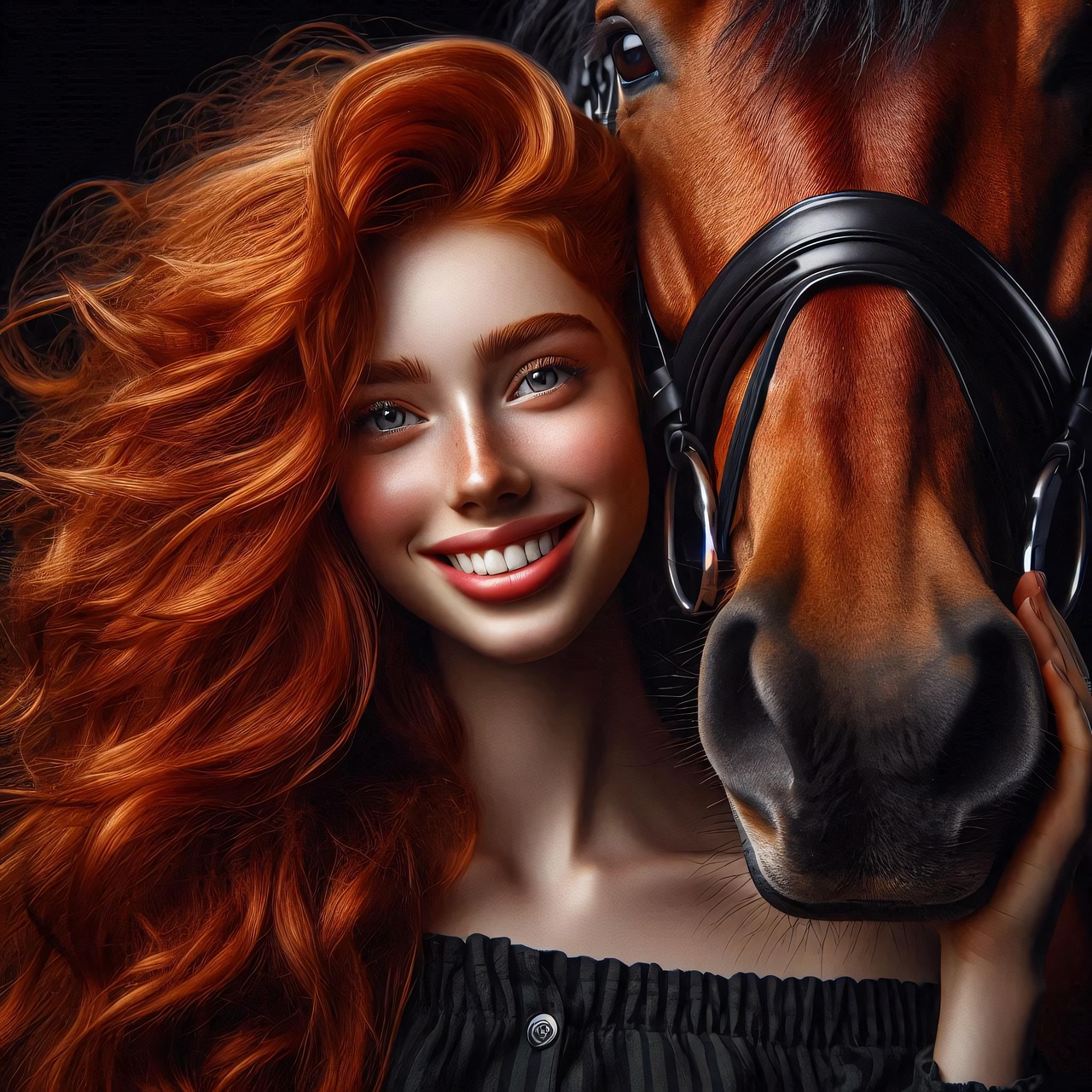 Download Ai Generated Horse Girl Royalty Free Stock Illustration Download Ai Generated Horse Girl Royalty Free Stock Illustration