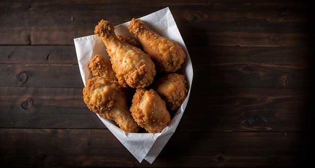 Free ai generated fried chicken fried illustration