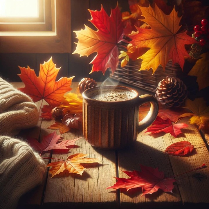 Download Ai Generated, Coffee, Autumn. Royalty-Free Stock Illustration ...