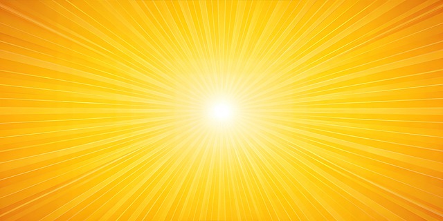 Free ai generated light sunburst illustration