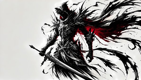 Free Gothic Anime illustration and picture