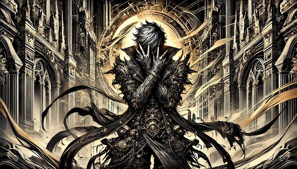 Free Gothic Anime illustration and picture