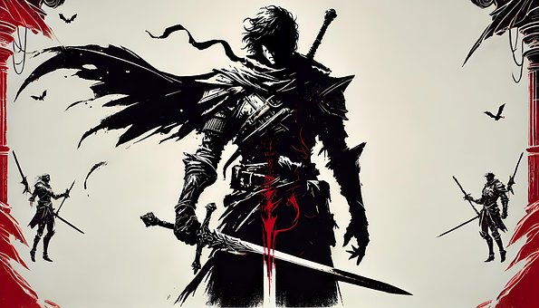 Free Gothic Anime illustration and picture