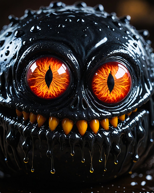 Free ai generated monster mucus illustration