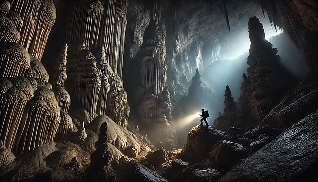 Free ai generated cave scout illustration