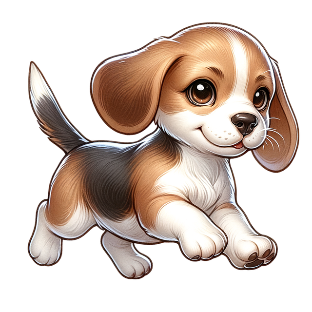 Free dog beagle canine illustration