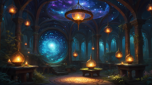 Free ai generated observatory astronomy illustration