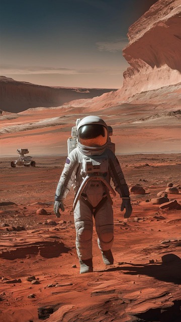 Free anthem astronaut migration illustration