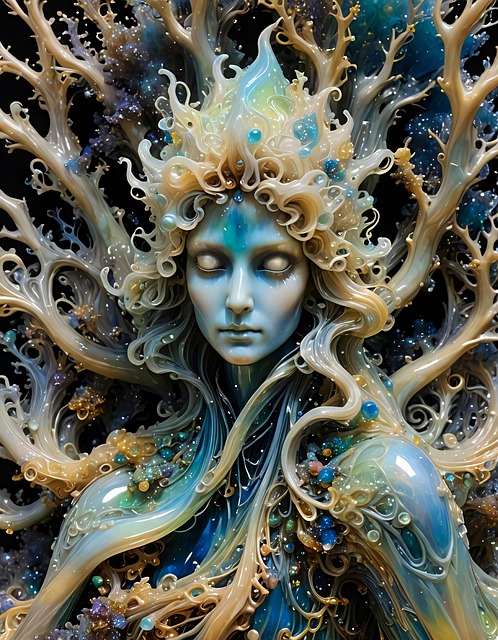 Free ai generated woman goddess illustration