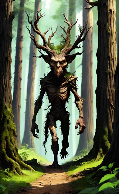 Free ai generated treant creature illustration