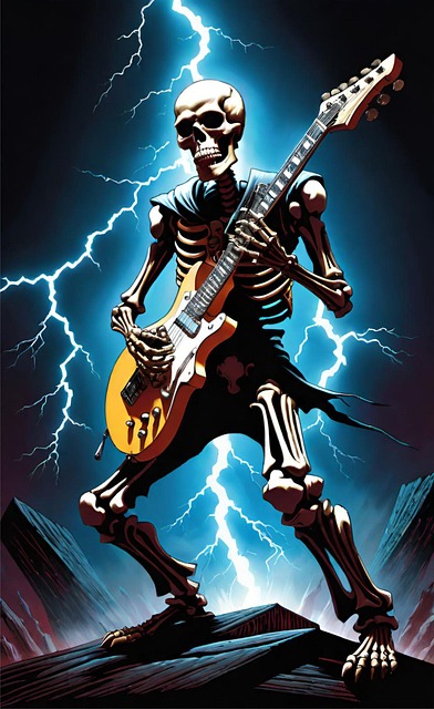 Free Ai Generated Skeleton illustration and picture