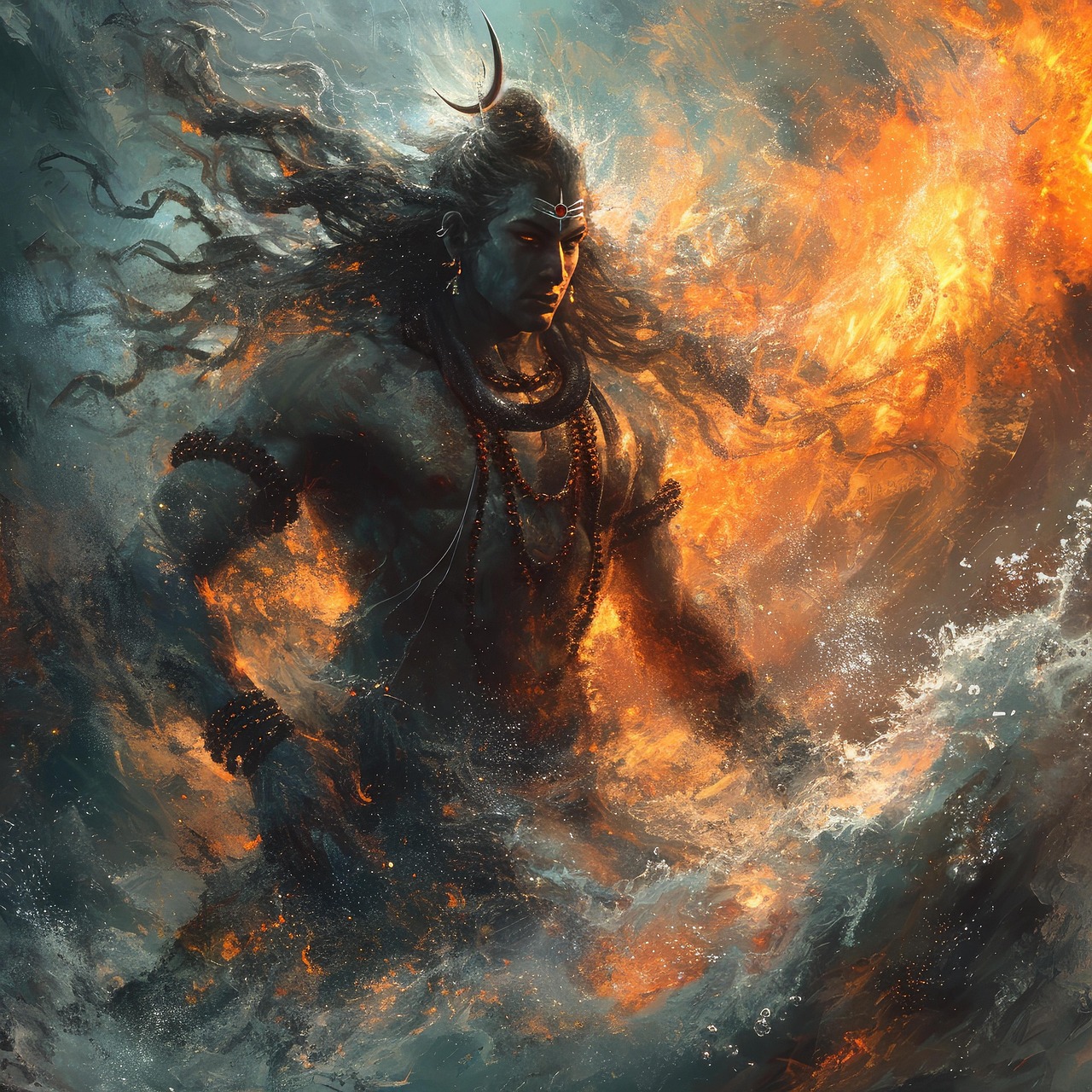 Download Ai Generated, Lord Shiva, Hindu. Royalty-Free Stock ...