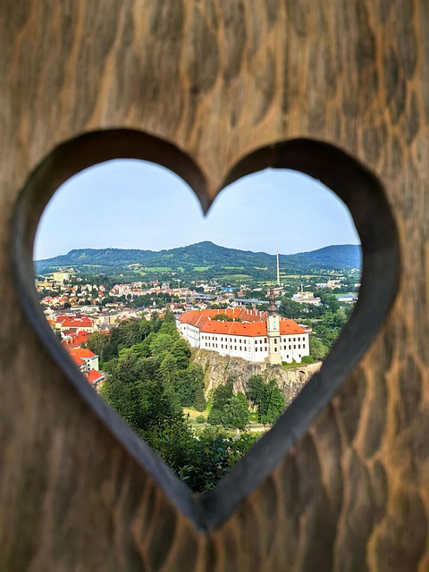 Castillo, Naturaleza, Corazón, Edificio