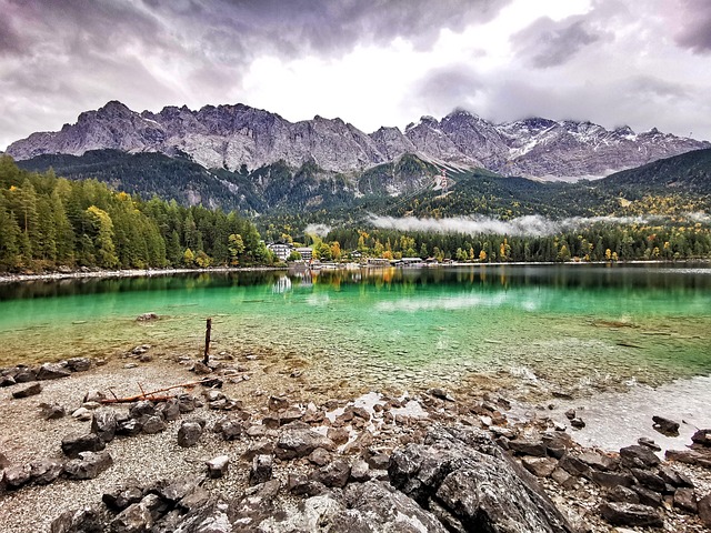 Baile, Naturaleza, Lago, Montañas, Agua