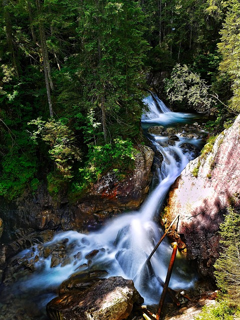 Cascada, Naturaleza, Agua, Río, Montañas