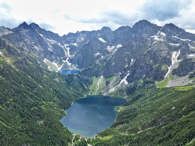 Baile, Naturaleza, Lago, Montañas, País